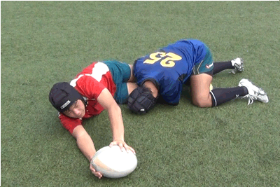 �B�������Ƀ{�[����u��