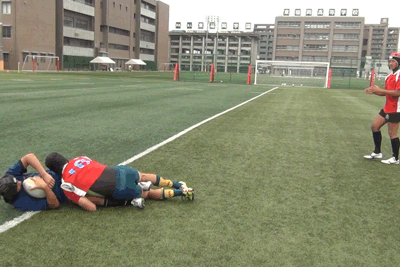 �^�b�N������A�^�b�N���[�͗����オ��I