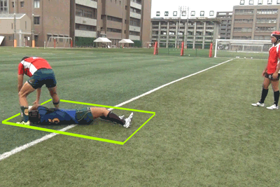 �^�b�N������A�^�b�N���[�͗����オ��I